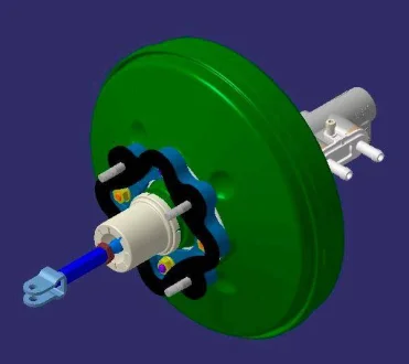 Цилиндр тормозной главный с вакуумным усилителем (в сборе) Chery Tiggo 2 Aftermarket J69-3510010