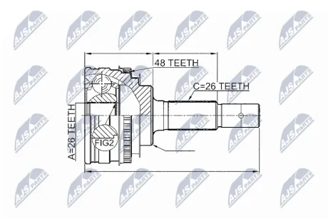 Шрус Nty NPZTY003