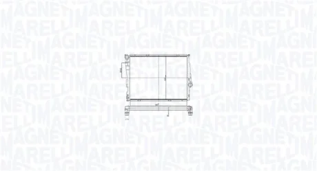 Радіатор двигуна BMW 1 (E87), 3 (E46), Z4 (E85), Z4 (E86) 1.6-3.2 12.97-06.11 MAGNETI MARELLI 350213211700