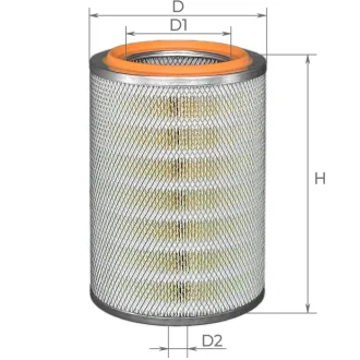 Фільтр повітряний HUMMER H1 5.7-6.6 92-06 ALPHA FILTER AF0708