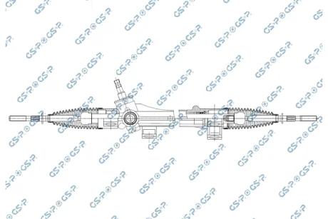 Рейка рул. (eps) toyota prius GSP SR700777 (фото 1)