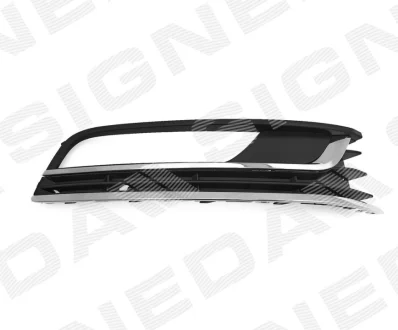 Решітка в бампер VW PASSAT (B7, EURO TYPE), 11 - 1 Signeda PVW99061CBR