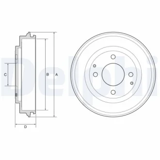 Гальмівний барабан Delphi BF632