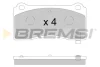Гальмівні колодки перед. TESLA MODEL 3 17- (BREMBO) BP3900