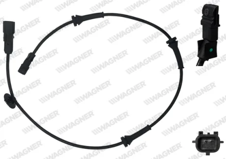 Датчик ABS Renault MEGANE II,SCENIC II,GRAND SCENIC II, 02- перед Л/Пр Wagner ABS00207