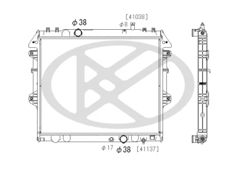 Радіатор системи охолодження KOYORAD PL011851R