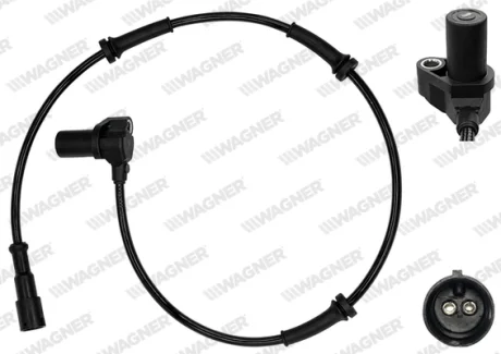 Фото 1 - датчик ABS VW T IV 1.9TDI-2.8 90-03 задній Пр Wagner ABS01007 Датчик ABS VW T IV 1.9TDI-2.8 90-03 задній Пр Wagner ABS01007 (фото 1)