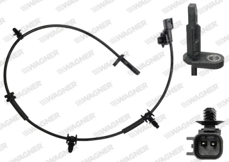 Фото 1 - датчик ABS (передній) Tesla Model 3/Y 18- Wagner ABS00425 Датчик ABS (передній) Tesla Model 3/Y 18- Wagner ABS00425 (фото 1)