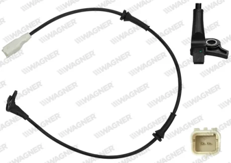 Датчик ABS Citroen C4/Peugeot 307 1.4-2.0HDi 00- перед Л/Пр Wagner ABS00358
