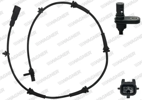 Датчик ABS задн. KADJAR (HA_, HL_) 15- Wagner ABS00281