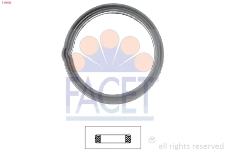 Фото 1 - прокладкa FACET 7.9608 Прокладкa FACET 7.9608 (фото 1)
