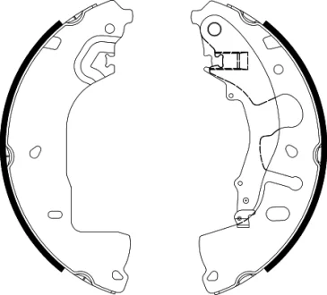 Комплект гальмівних колодок TEXTAR 91088600