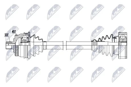 Піввісь Nty NPWAU099