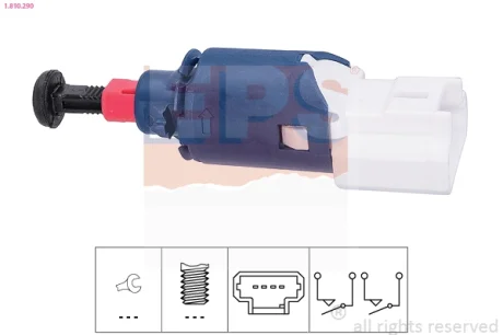 Вимикач стоп-сигналу Opel Movano 2.3CDTI 10- /Renault Kangoo 1.5dCi 08-/Master III 2.3dci 10- Eps 1.810.290