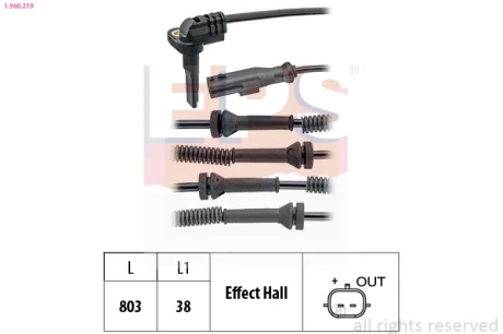 Датчик ABS Eps 1.960.219 (фото 1)