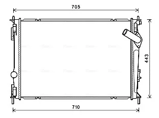 Теплообменник AVA COOLING DNA2419