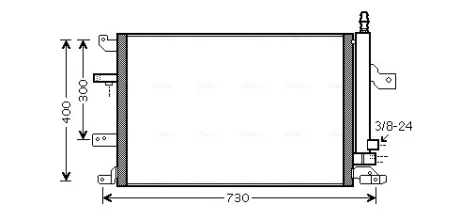 Конденсатор AVA COOLING VO5138D