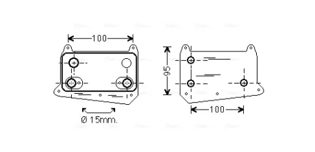Фото 1 - теплообменник AVA COOLING MS3552 Теплообменник AVA COOLING MS3552 (фото 1)