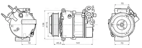 Компресор кондицiонера AVA COOLING AUAK354