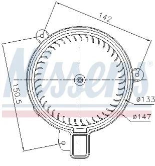 Вентилятор салону AVA COOLING VN8470