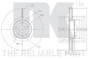 Диск гальмівний невентильований NK 314870 (фото 3)