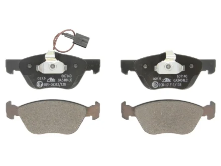 Фото 1 - комплект тормозных колодок ATE 13.0460-7140.2 Комплект тормозных колодок ATE 13.0460-7140.2 (фото 1)