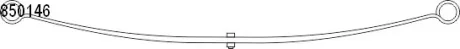 Многолистовая рессора CS Germany 10.850.146.00