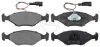 Комплект тормозных колодок 36855