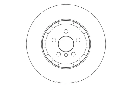 Гальмівний диск TRW DF6636S (фото 1)