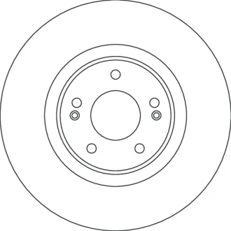 Фото 1 - гальмівний диск TRW DF4632S Гальмівний диск TRW DF4632S (фото 1)