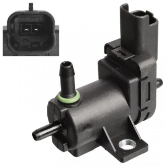 Електропневматичний контрольний клапан CITROEN BERLINGO, BERLINGO MULTISPACE, C2, C3 PLURIEL, C4, C4 I, C4 II, C4 PICASSO I, C4 PICASSO II, C4 SPACETOURER, C5 II, C5 III, C6, C8 1.1-3.0 09.98- FEBI 109045