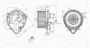 Вентилятор салону CITROEN EVASION, JUMPY I FIAT SCUDO, ULYSSE PEUGEOT 806, EXPERT 1.6-2.1D 06.94-12.06 MAGNETI MARELLI 069412403010 (фото 1)