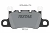 Комплект гальмівних колодок задн, BENTLEY CONTINENTAL, FLYING SPUR PORSCHE 911, 911 SPEEDSTER, 911 TARGA, CAYMAN, PANAMERA 2.9-6.0 08.13- TEXTAR 2551205 (фото 1)