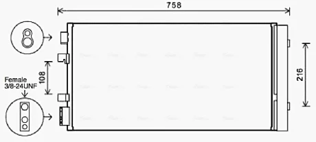 Конденсатор AVA COOLING RT5483D