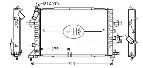 Теплообменник AVA COOLING OL2364 (фото 1)