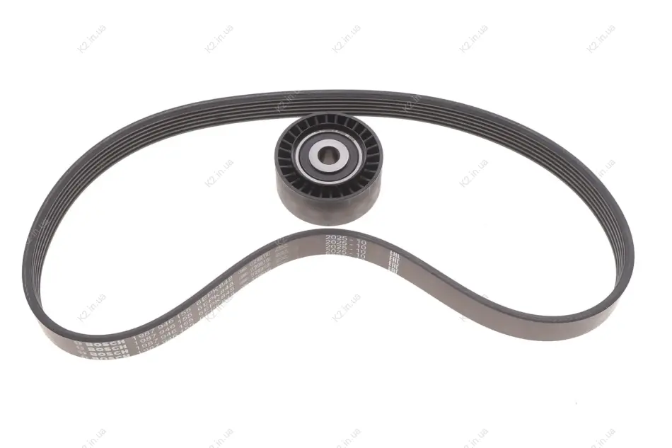 Комплект ременя генератора Citroen C1/C3/C4/Peugeot 108/208/308 1.0/1.2 12- (6PK848) BOSCH 1 987 600 722 (фото 1)