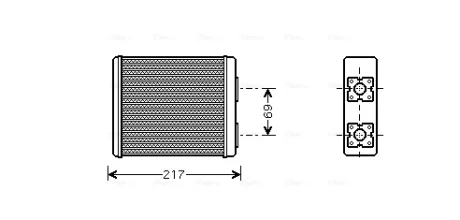 Теплообменник AVA COOLING FD6362