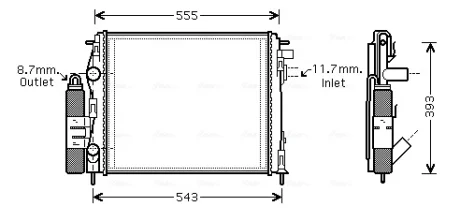 Теплообменник AVA COOLING RTM323 (фото 1)