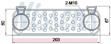 Охолоджувач оливи AVA COOLING AU3362