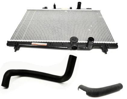 Радіатор охолодження з патрубками Geely CK/CK2 KLM KLM AutoParts 1602041180-01-1602198180-1602051180