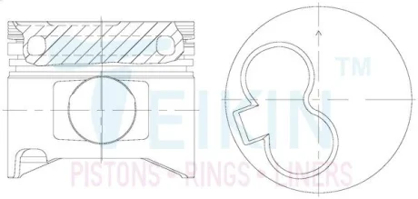 Поршень-комплект TEIKIN 46283AG050