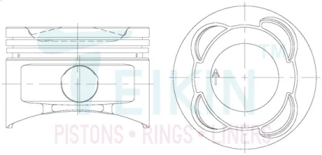 Поршень TEIKIN 32605050