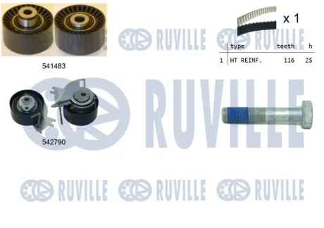 Зубчастий ремінь RUVILLE 550427