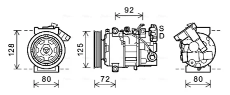 Компрессор AVA COOLING RTK489