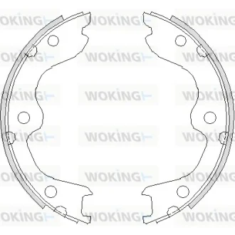 Колодки гальмівні Woking Z4738.00 (фото 1)