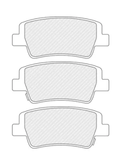 Комплект гальмівних колодок, дискове гальмо FERODO FDB5509 (фото 1)