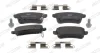 Комплект гальмівних колодок, дискове гальмо FDB5333