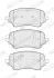 Комплект гальмівних колодок, дискове гальмо FERODO FDB5377 (фото 2)