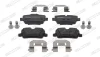 Комплект гальмівних колодок, дискове гальмо FDB5278