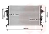 Радіатор охолодження HYUNDAI IONIQ / KIA NIRO (вир-во Van Wezel) 82012720